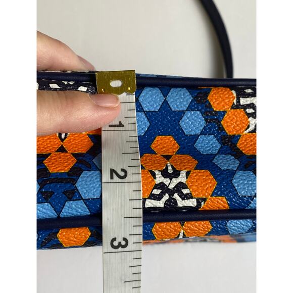 Vera Bradley‎ Small Crossbody Marrakesh Beads Blue Orange White Purse Bag - Picture 9 of 10